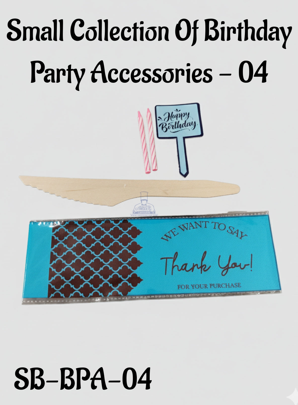 CAKE DECORβ’ Small Collection Of Birthday Party Accessories - 04(SB-BPA-04)