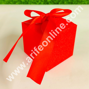 CAKE DECOR™ Goodie Bag For Hampers | Chocolate Box Hamper Box 10 Pcs Pack - Red (SBGB-63)