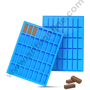 CAKE DECORβ’ 40 Cavity Brick Shape Silicone moulds for Soaps, Chocolate Jelly Desserts (SBSM-LBM718)