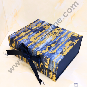CAKE DECORβ’ Royal Blue Color Folding Hard Hamper Box | Gift Box | Present Box - 1 Pc
