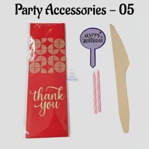 CAKE DECORβ’ Small Collection Of Birthday Party Accessories - 05(SB-BPA-05)