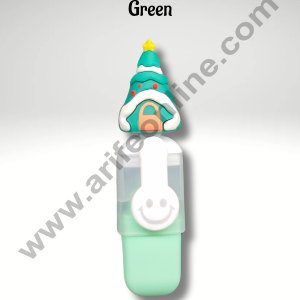 Cake Decorβ’ Cute Mini Green Color Highlighter Christmas Theme Color Highlighters Pen, Bookmarking Highlighters, Chisel Tip Fine Grip Marker Pen, Birthday/Return/Christmas Gift