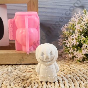 3D Silicon 1 Cavity Halloween Demon Shape Silicon Candle Mould, Silicon Soap Mould (SBSP-DYF7377) - CAKE DECOR™