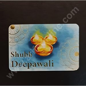 Cake Decorβ’ Premium Printed Diwali Acrylic Stickers For Hampers Cake and Cupcakes Toppers ( SBMT-DPremium-003 )