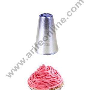 Cake Decor Medium Nozzle - No. 235 Small Plain Grass Piping Nozzle