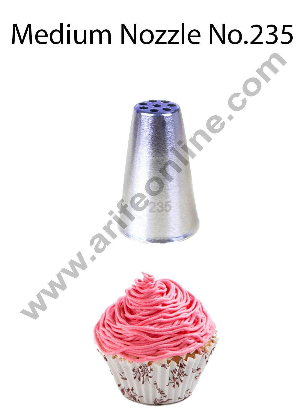 Cake Decor Medium Nozzle - No. 235 Small Plain Grass Piping Nozzle