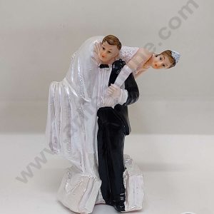 CAKE DECORβ’ 1 Pcs Wedding Couple Cermaic Figure Cake Topper Decorations (SBCT-24410A-J)