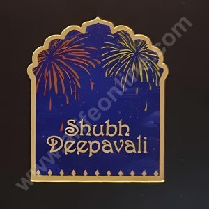 Cake Decorβ’ Premium Printed Diwali Acrylic Stickers For Hampers Cake and Cupcakes Toppers ( SBMT-DPremium-005 )