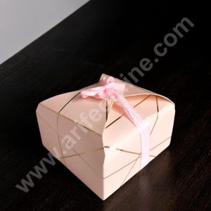CAKE DECOR™ Goodie Bag For Hampers | Chocolate Box Hamper Box 10 Pcs Pack - Peach SBGB-73-Pe