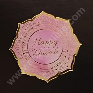 Cake Decorβ’ Premium Printed Diwali Acrylic Stickers For Hampers Cake and Cupcakes Toppers ( SBMT-DPremium-006 )
