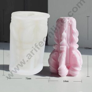3D Silicon 1 Cavity Carved Root Shape Silicon Candle Mould, Silicon Soap Mould (SBSP-DYF6983) - CAKE DECOR™