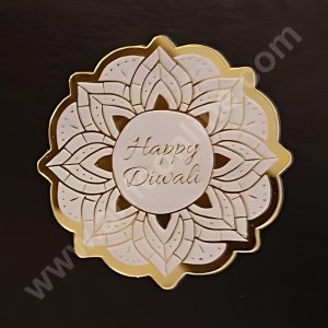 Cake Decorβ’ Premium Printed Diwali Acrylic Stickers For Hampers Cake and Cupcakes Toppers ( SBMT-DPremium-008 )