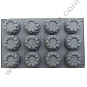 CAKE DECOR™ Mini Donut Bundt Chocolate Mold with Bubble Design - G352