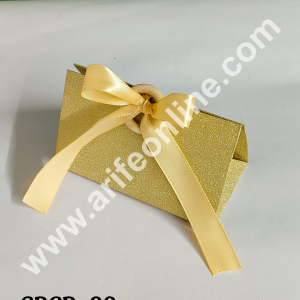CAKE DECOR™ Goodie Bag For Hampers | Chocolate Box Hamper Box 10 Pcs Pack - Golden (SBGB-09)