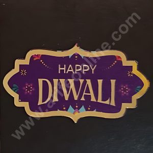 Cake Decorβ’ Premium Printed Diwali Acrylic Stickers For Hampers Cake and Cupcakes Toppers ( SBMT-DPremium-009 )