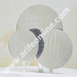 CAKE DECOR™ 6 inch Acrylic Disco Ball Cake Topper Cake Decoration Dessert Decoration (SBMT-6040)