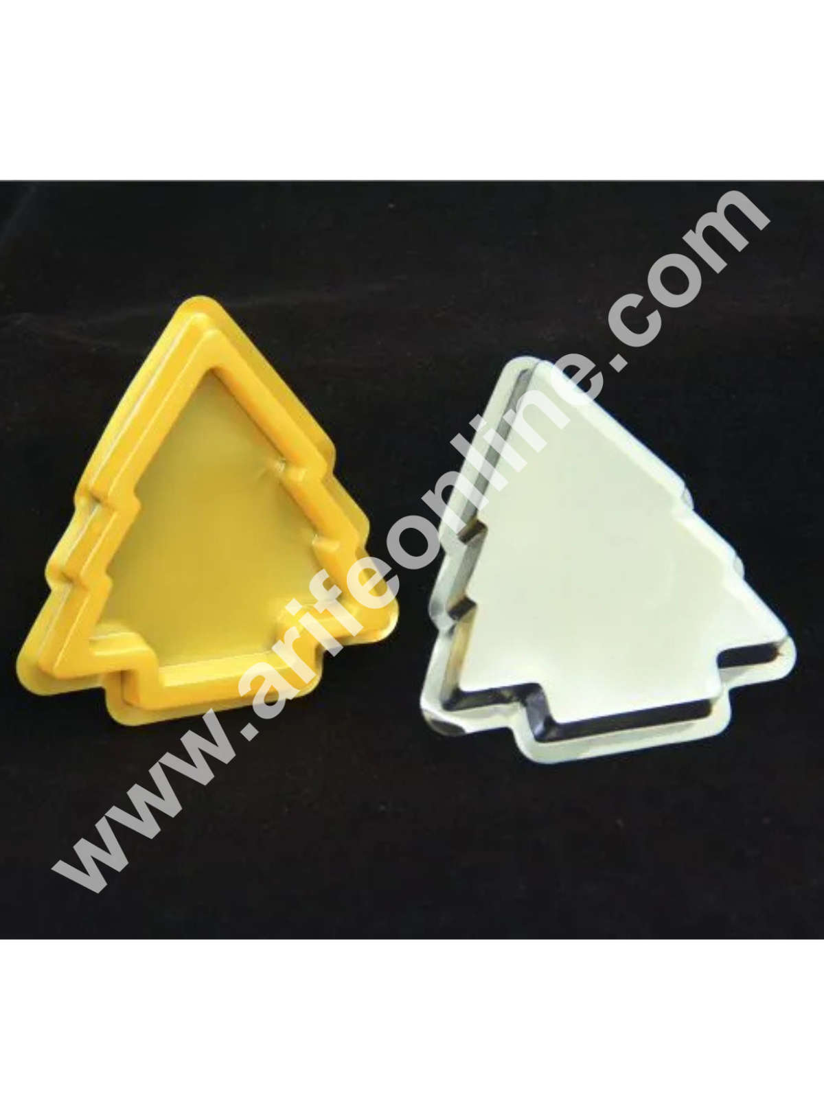 CAKE DECORβ’ Christmas Tree Shape Mould PVC Chocolate Box | Hamper box | PVC Box - 1 Piece