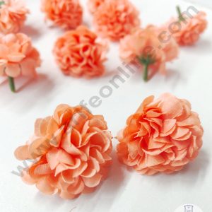 CAKE DECORβ’ Small Marigold Artificial Flower For Cake Decoration β Orange( 10 Pcs Pack )