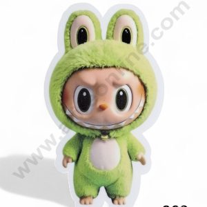 Acrylic Digital Print Labubu Topper - 002 - Light Green - CAKE DECORβ’