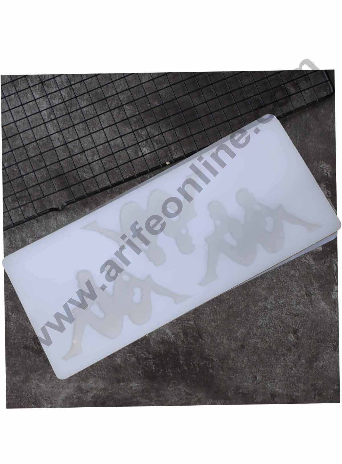 Cake Decor Silicon 3 in 1 Kappa Couple Shape Chocolate Garnishing Mould Cake Insert Decoration Mould