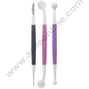 Cake Decor Fondant & Gum Paste 3-pc Starter Tool Set
