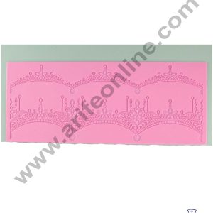 Cake Decor Silicone Cake Border Lace Mould Fondant Cake Decorative Silicone Lace Mat Cake Baking Mat SBLM-3055