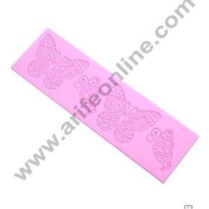 Cake Decor Silicone Cake Border Lace Mould Fondant Cake Decorative Silicone Lace Mat Cake Baking Mat SBLM-3056