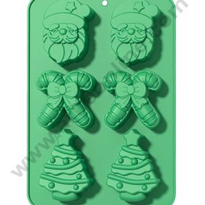 CAKE DECORβ’ Holiday 6-Cavity Silicone Chocolate Mold - G422