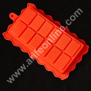 1 Cavity 12 Box Design Kunafa Chocolate Bar Silicone Mould | Pistachio Kunafa Chocolate Bar Mould | CAKE DECOR™