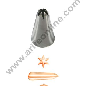 Cake Decor Small Nozzle - No. 35 Closed Star Piping Nozzle
