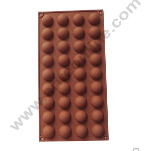 Cake Decor Silicon 36 Cavity Half Ball Mould Shape Muffin Cupcake Mould (SBSM-311)