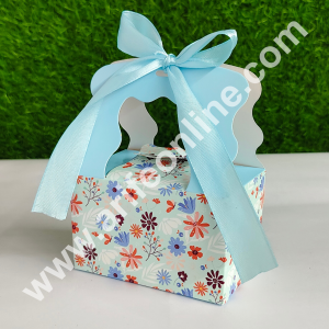 CAKE DECOR™ Goodie Bag For Hampers | Chocolate Box Hamper Box 10 Pcs Pack - Blue (SBGB-61)