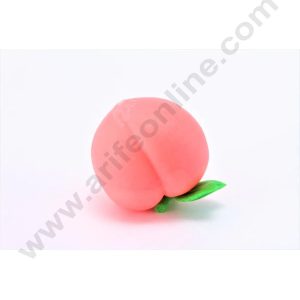Mini Peach Rubber Topper | Fruits Rubber Cake Toppers - (3 pc set ) CAKE DECORβ’