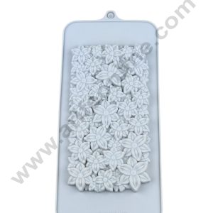 CAKE DECOR™ Multi-Cavity Flower Silicone Fondant Bar Mould - D1045