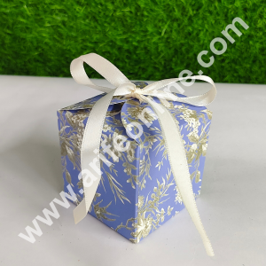 CAKE DECOR™ Goodie Bag For Hampers | Chocolate Box Hamper Box 10 Pcs Pack - Blue (SBGB-62)