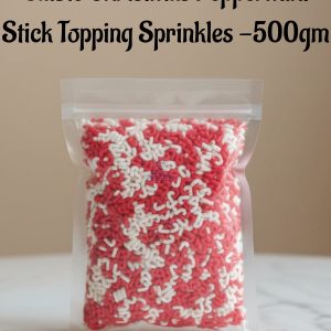 CAKE DECOR™ Edible Christmas Peppermint Stick Topping Sprinkles - 500gm