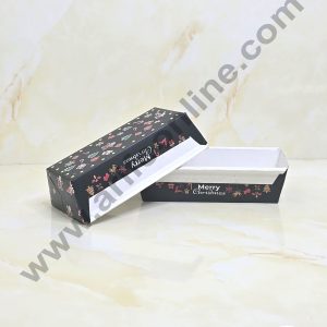 CAKE DECORβ’ Bake & Serve Paper Baking Mould - Christmas Theme Plum Cake Mould (10 Pcs Pack)(Design -03)