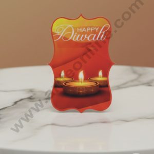 Cake Decor™ "Happy Diwali" Gift Tag 02 | Paper Gift Tags (10pc Pack) | SB-Diwali-Tag2