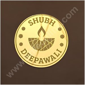 Cake Decor™ Acrylic Happy Diwali Charms For Hampers Cake and Cupcakes Toppers ( SBMT-DCharms-003 )