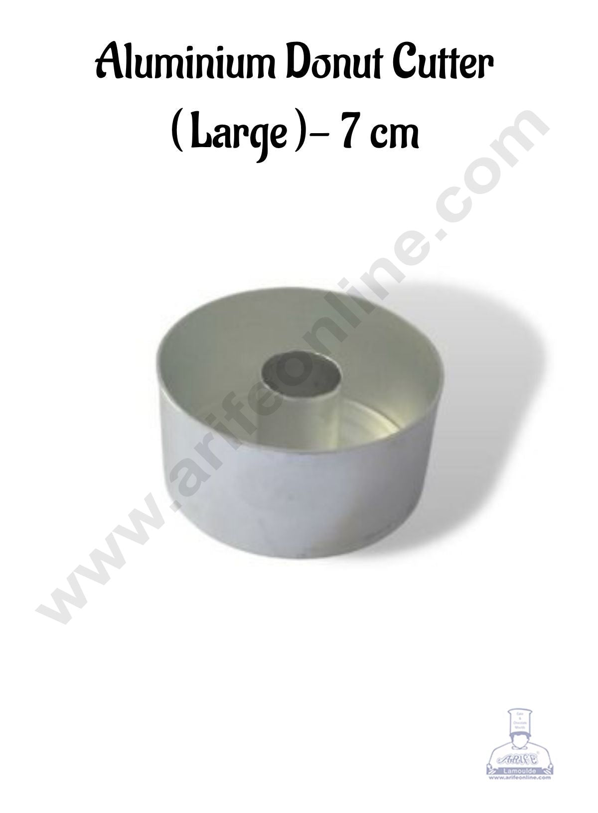 Aluminium Donut Cutter β Large Size (7 cm) - CAKE DECORβ’