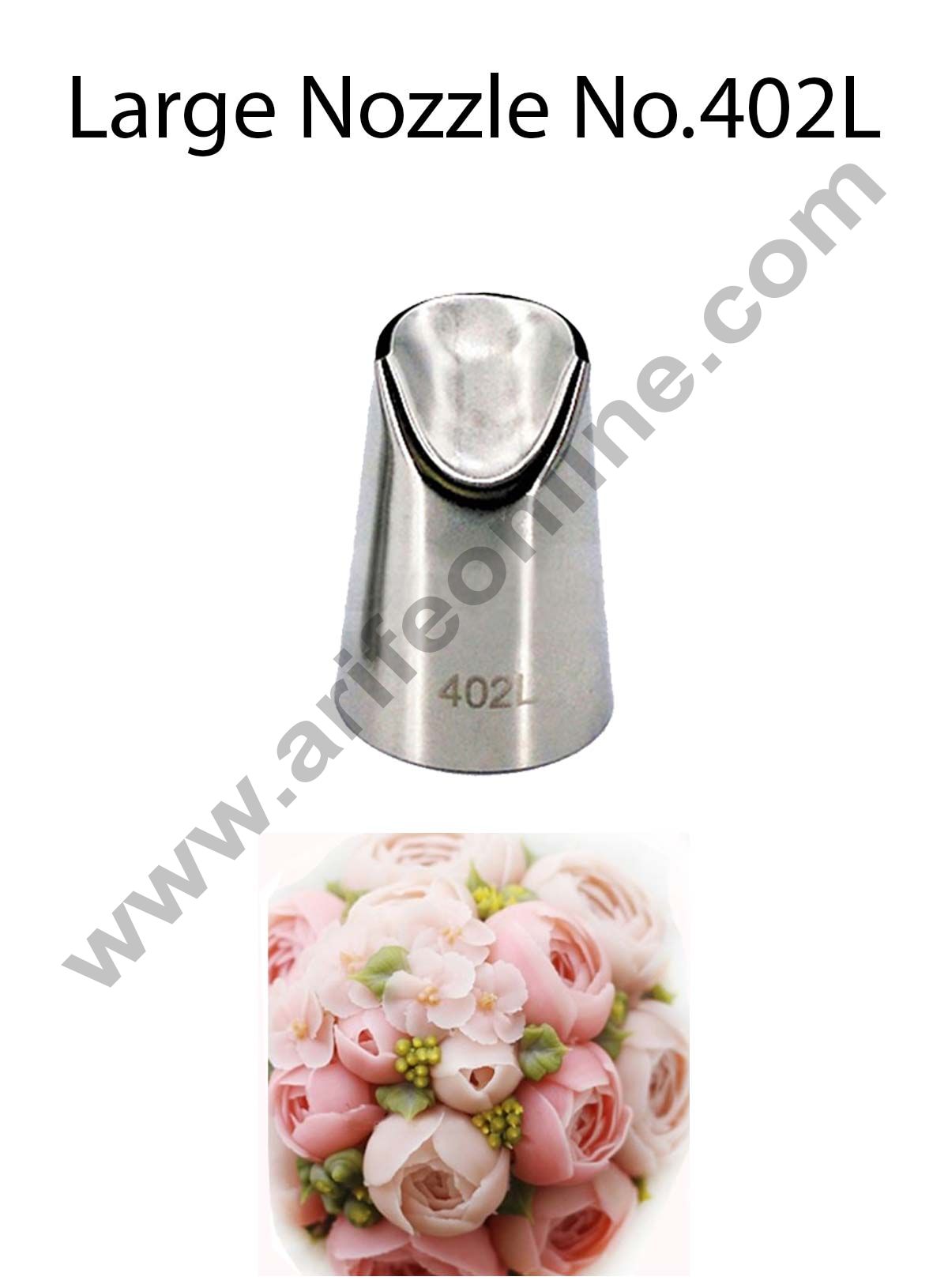 Cake Decor Large Nozzle - No. 402L Large Ruffle Frill Piping Nozzle