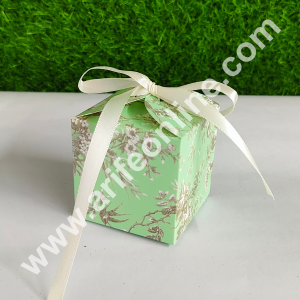CAKE DECOR™ Goodie Bag For Hampers | Chocolate Box Hamper Box 10 Pcs Pack - Green (SBGB-62)