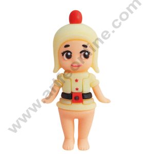 CAKE DECORβ’ Christmas Baby Elf Rubber Cake Topper(7 cm)- 1 Piece