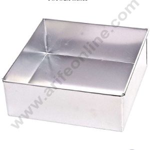 CAKE DECOR™ Aluminum Square Cake Mould - 9 in x 2.5 in