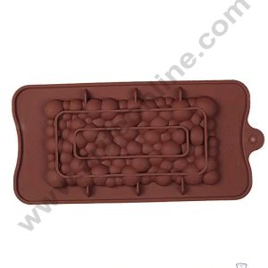 Cake Decor 1 Cavity Bubble Shape Chocolate Bar Silicone Chocolate Mould