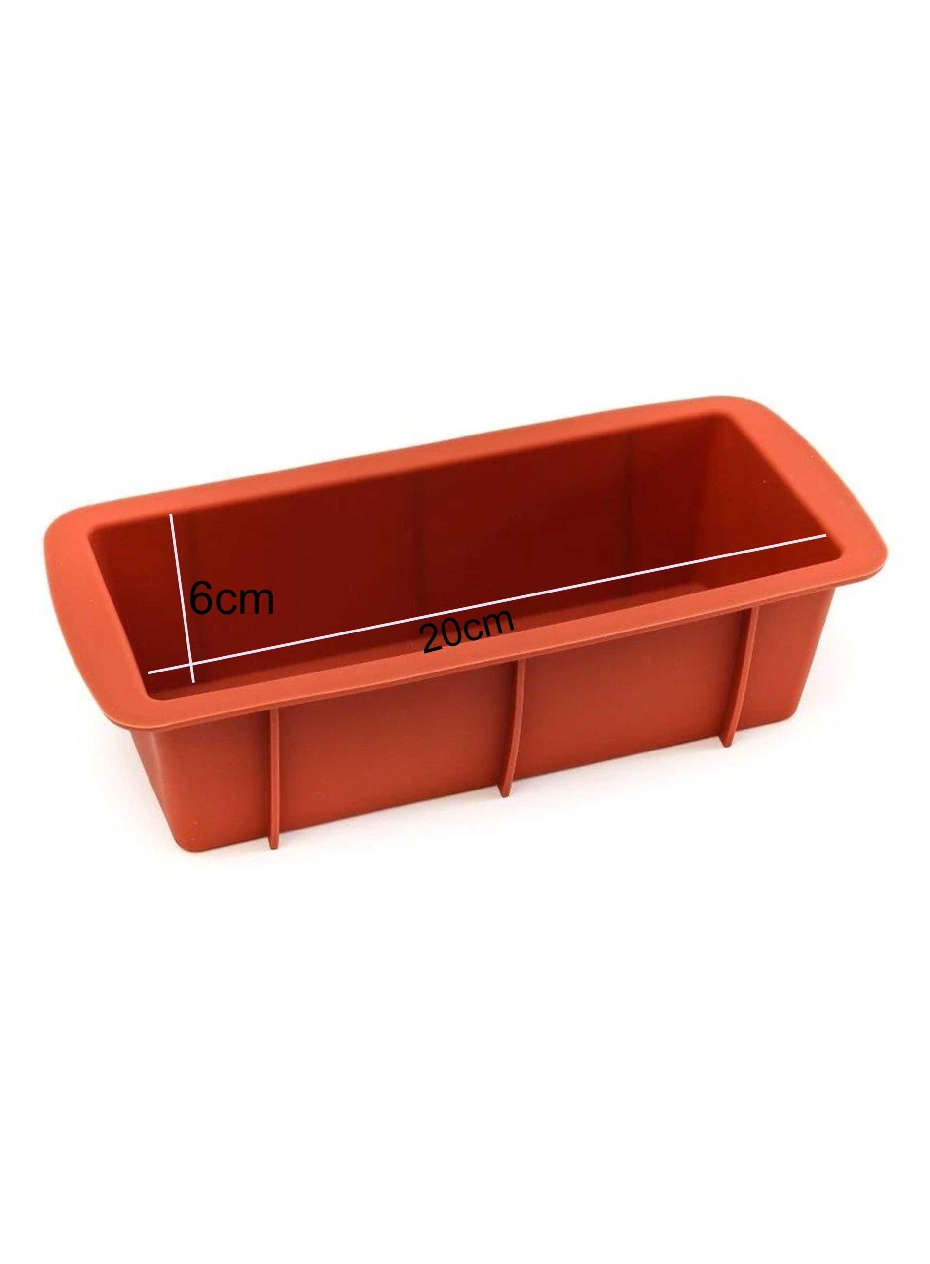 Cake Decor Silicon Rectangular Loaf MoldSoap /Cake /Loaf Mold Size : 20 x 12 x 6 CM