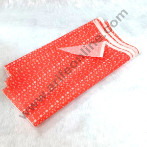 CAKE DECOR™ Christmas Theme HO HO Printed Parchment Paper | Box Liner | Butter Paper | Grease Proof Paper | Gift Wrap Paper - Red /Plaid Print (10 Sheets)(20 X 30 inches)