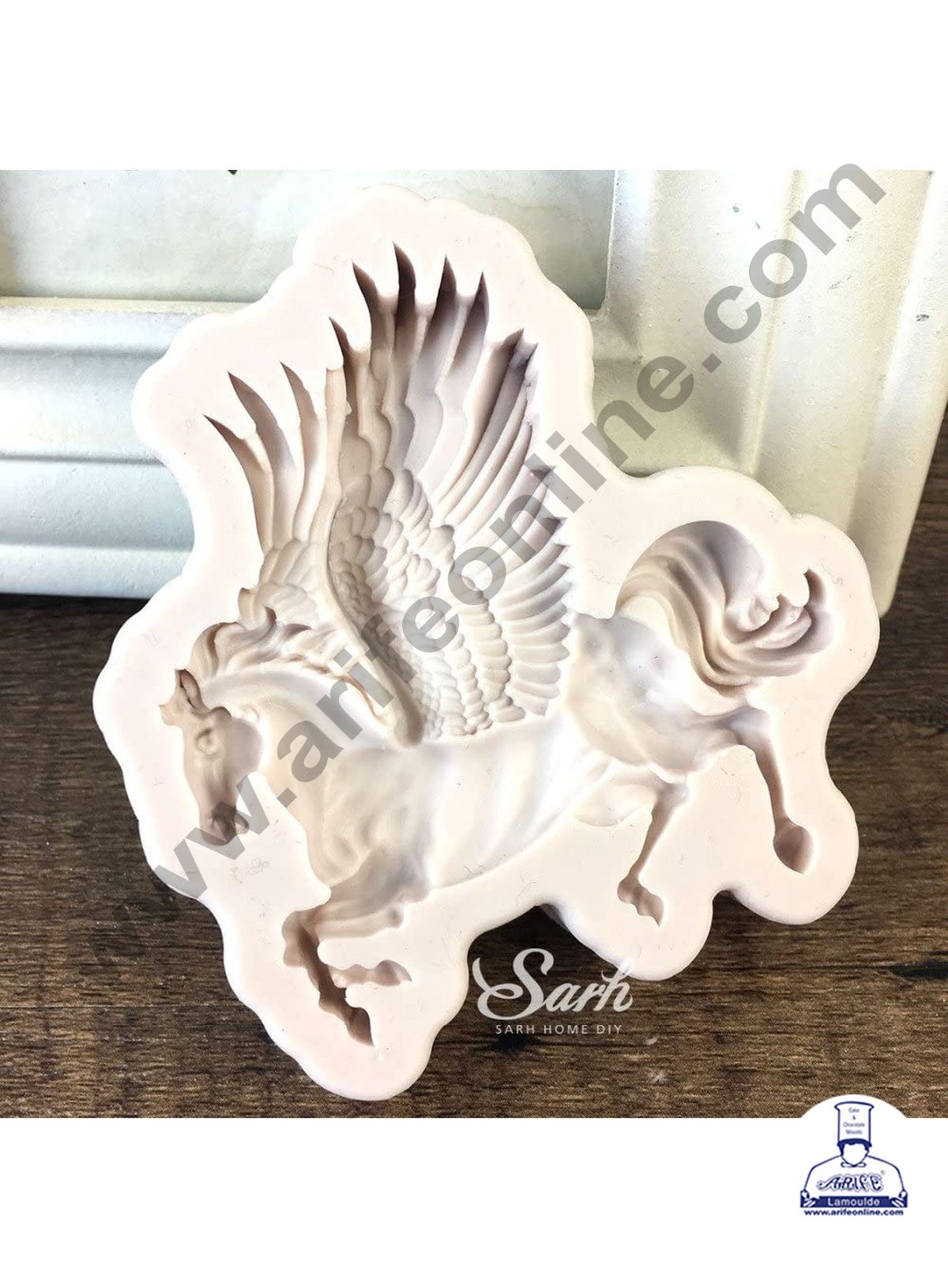 Cake Decor Silicone Horse with Wings Fondant Marzipan Mould