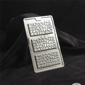 Cake Decor 3 Cavity PVC Chocolate mould Brick Wall Shaped (1pcs pack)