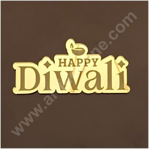 Cake Decor™ Acrylic Happy Diwali Charms For Hampers Cake and Cupcakes Toppers ( SBMT-DCharms-004 )
